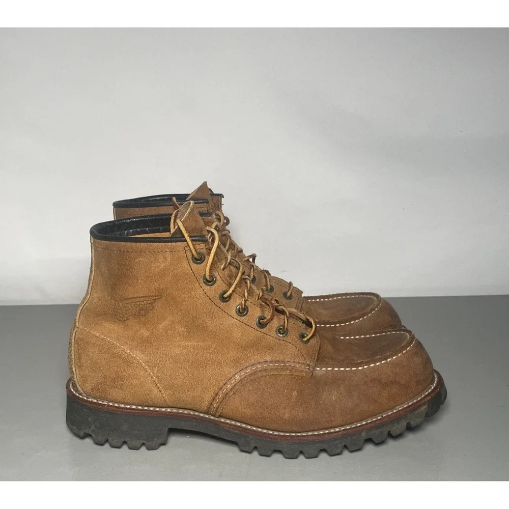 RED WING J CREW ROUGHNECK MOC TOE BOOTS 11.5D Limited Edition